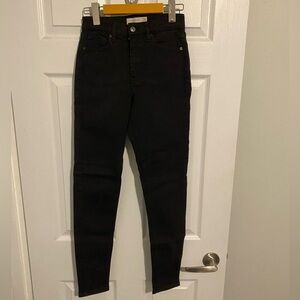 Topshop Black Skinny Jeans size W26/L34
